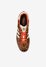 Adidas Originals Samba OG Cheetah Print Pony Hair Sneakers Brown JI2734 M-CBLACK PRERED CREWHT