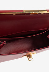 Dolce & Gabbana Marlene Grained Leather Shoulder Bag Red BB7766 A3G19-83027