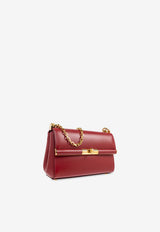 Dolce & Gabbana Marlene Grained Leather Shoulder Bag Red BB7766 A3G19-83027