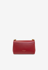 Dolce & Gabbana Marlene Grained Leather Shoulder Bag Red BB7766 A3G19-83027