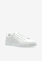 Dolce & Gabbana Portofino Leather Low-Top Sneakers White CK2324 AV066-89642