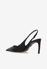 Dolce & Gabbana Devotion 75 Slingback Pumps Black CG0854 A5738-80999