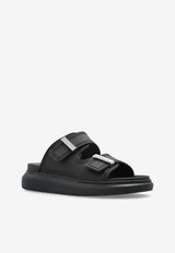McQueen Hybrid Logo Sandals Black 658063 W4Z51-1081