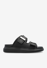 McQueen Hybrid Logo Sandals Black 658063 W4Z51-1081