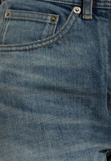 Versace Vintage- Effect Boyfriend Jeans Blue 1019661 1A14295-1D800