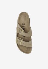Birkenstock Arizona Suede Sandals Taupe 1018443 0-ALLOVER TAUPE