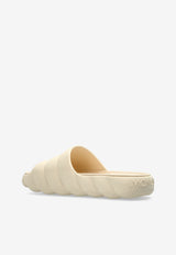 Moncler Lilo Rubber Slides Cream K109B4C00050 M2559-034