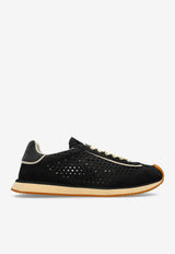 Dolce & Gabbana DG Cushion Woven Sneakers Black CS2298 A6D45-8B956