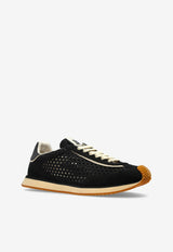 Dolce & Gabbana DG Cushion Woven Sneakers Black CS2298 A6D45-8B956