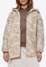 Kenzo Camouflage Windbreaker Jacket Beige FF62OU128 9NE-11