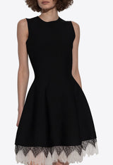 McQueen Sleeveless Mini Dress Black 833963 Q1BD2-1080