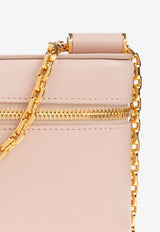 Dolce & Gabbana Sicily Leather Crossbody Bag Pink BB7800 B7321-8I481
