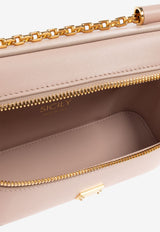 Dolce & Gabbana Sicily Leather Crossbody Bag Pink BB7800 B7321-8I481