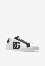 Dolce & Gabbana Portofino DG Logo Low-Top Sneakers White CS2343 AE629-8T908