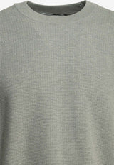 Stone Island Logo Patch Crewneck Sweater Gray 5100023S01B2V0M61_38657b00-75d1-475b-8f67-eaaf2bc627a3