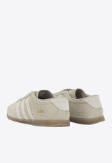 Gazelle Lo Pro Python-Effect Suede Sneakers