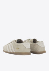 Gazelle Lo Pro Python-Effect Suede Sneakers