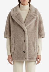 Max Mara Acorvinolny Short Teddy Coat Green 2614731191600MXACORV_006