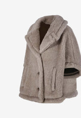 Max Mara Acorvinolny Short Teddy Coat Green 2614731191600MXACORV_006