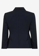Max Mara Dorico Double-Breasted Wool Blazer Blue 2611041151600MXMDORI_002