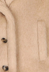 Max Mara Acorvinolny Short Teddy Coat Beige 2614731181600MXACORV_029