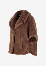Max Mara Acorvinolny Short Teddy Coat Brown 2614731191600MXACORV_007