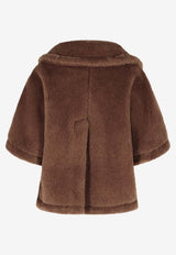 Max Mara Acorvinolny Short Teddy Coat Brown 2614731191600MXACORV_007