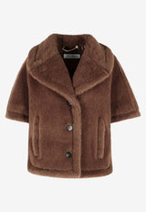 Max Mara Acorvinolny Short Teddy Coat Brown 2614731191600MXACORV_007