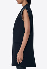 Rick Owens Temple Sleeveless Concordian Jacket in Wool Black RP01F6758WT_09