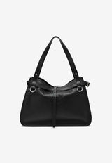 Miu Miu Leather Flat Shoulder Bag Black 5BG340OOO2IER/T_MIU-F0002
