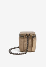 Maison Margiela Mini Metallic Box Bag Brown SA1VL0045P7453_HB330