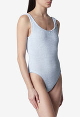 Hunza G Square Crinkled One-Piece Swimsuit Sky Blue SQUARENY/S_HUNZA-IB