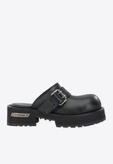 Venom Calf Leather Clogs