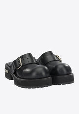 Venom Calf Leather Clogs