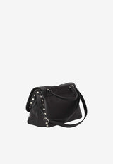 Zanellato Small Postina Daily Shoulder Bag Black 068010S-0040000-Z0001