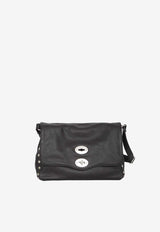 Zanellato Small Postina Daily Shoulder Bag Black 068010S-0040000-Z0001