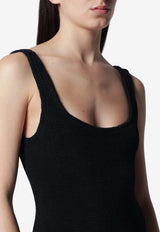 Hunza G Square Crinkled One-Piece Swimsuit Black SQUARENY/S_HUNZA-BLK