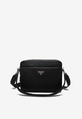 Prada Triangle Logo Crossbody Bag Black 2VH203OOO2DMH/S_PRADA-F0002