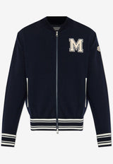 Moncler M Patch Bomber Jacket Navy K20919B00001 M1131-776