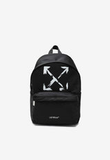 Off-White Kids Boys Arrows Nylon Backpack Black OBNB001S26FAB001/S_OFFW-1001