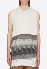 Rick Owens Rick Jumbo Sleeveless T-shirt Off-white RR01F2108BHEP4_5109