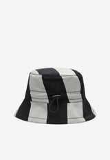 Jacquemus Baluchon Stripe Bucket Hat Monochrome ACU00812AW00753/S_JACQM-9DH