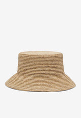 Jacquemus Plage Raffia Bucket Hat Beige ACU00835AW00501/S_JACQM-142