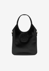Miu Miu Ivy Structured Shoulder Bag Black 5BA281OLI2IEO/S_MIU-F0002