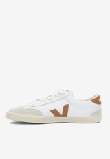 Veja Volley Leather and Suede Low-Top Sneakers White VO0103863BWHITE UMBER_190c0e36-1f5d-4e3c-ba50-a5a14e0f8e53