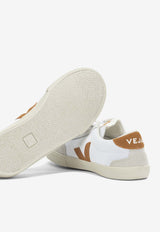 Veja Volley Leather and Suede Low-Top Sneakers White VO0103863BWHITE UMBER_190c0e36-1f5d-4e3c-ba50-a5a14e0f8e53