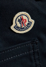 Moncler Logo Patch Chino Pants Navy K20912A00003 598R1-742