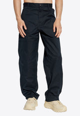 Moncler Logo Patch Chino Pants Navy K20912A00003 598R1-742