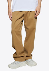 Moncler Logo Patch Chino Pants Beige K20912A00002 598R1-226