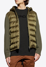 Moncler Down-Front Wool Cardigan Green K20919B00006 M1131-825